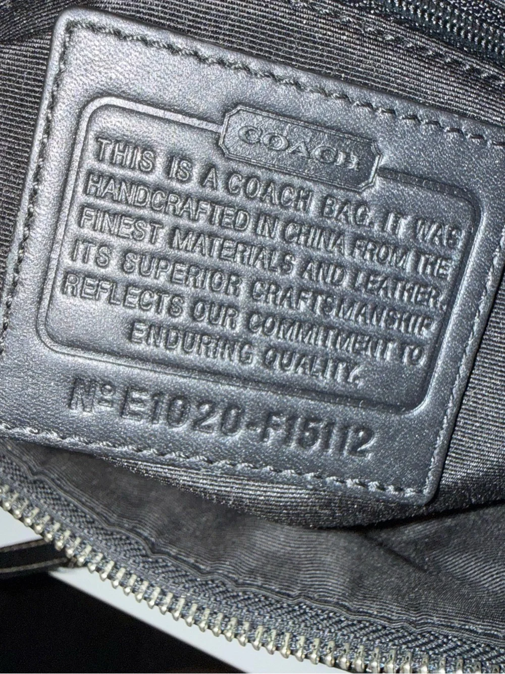 Coach vintage signature